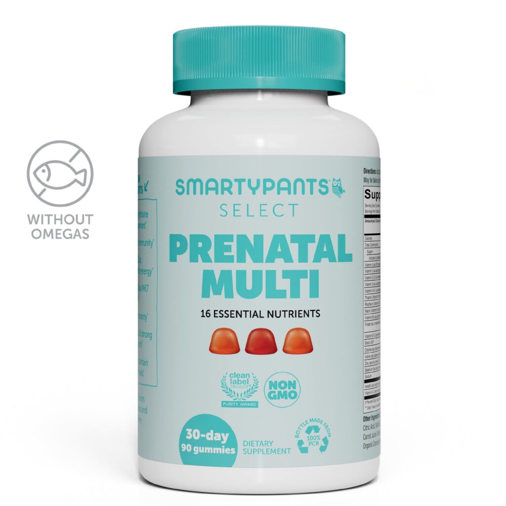 Smarty Pants Prenatal Multivitamin 16 Essential Nutrients - 90 Gummies ...